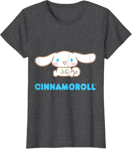 Vista 7 de Cinnamoroll Character Front and Back T-Shirt S Negro