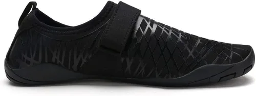 Vista 4 de Cheston Zapatos acuáticos descalzos de secado rápido para hombre y mujer Negro (All-Black)