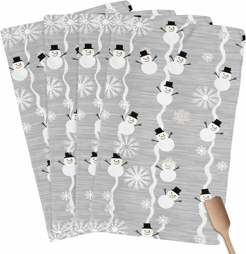 Vista 12 de Toallas de cocina rústicas de girasol, papel de periódico retro marrón rústico de microfibra absorbente para platos de cocina, toalla de baño