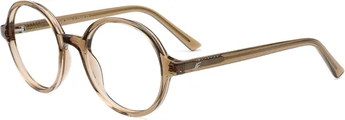 Vista 26 de Blue Light Blocking Glasses for Women Men Metal Round Frame Gris (Smoke Grey)