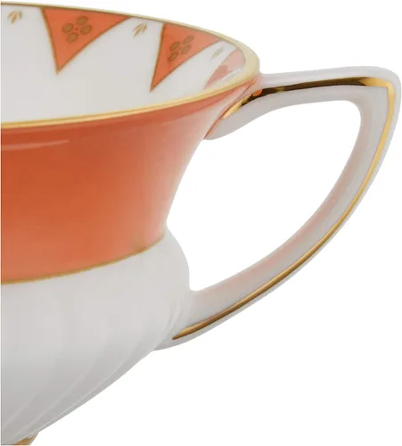 Vista 6 de Wedgwood Wonderlust Peony Diamond - Juego de taza de té y platillo