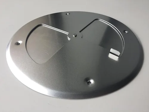 Vista 4 de LavaLock 8" aluminio molinete barbacoa fumador hoyo admisión hoja amortiguador conjunto de ventilación