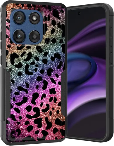 Vista 262 de para Moto G Play 4G 2024, funda de dos capas híbrida resistente y a prueba de golpes, PC duro + silicona suave protectora para Motorola Moto G Play