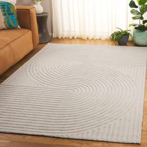 Vista 29 de SAFAVIEH South Hampton Collection - Alfombra decorativa, 2 x 3 pies, color beige, lana abstracta hecha a mano, ideal para zonas de alto tráfico