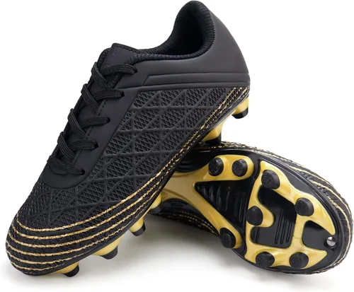 Vista 6 de brooman Zapatos de fútbol para niños y niñas, zapatos de fútbol al aire libre (bebéniño pequeñoniño grande)
