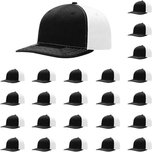 Vista 20 de Richardson 312 Gorra de béisbol ajustable con correa trasera de sarga Paquetes a granel disponibles - Talla única