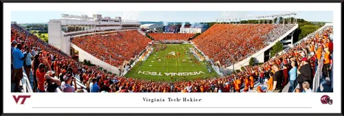 Vista 7 de Fútbol Virginia Tech, End Zone - Carteles panorámicos e imágenes enmarcadas por Blakeway Panoramas