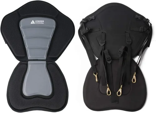 Vista 5 de Asiento para kayak o bote de Leader Accessories de lujo Negro /Gris