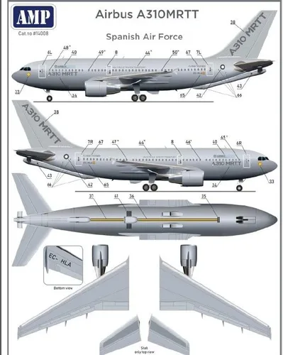 Vista 3 de AMP 144-008 - 1/144 Airbus A310 MRTT/CC-150 Polaris AF español, kit de modelo a escala