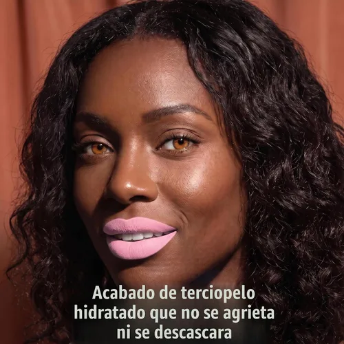 Vista 6 de Mynena Lápiz labial líquido mate rosa claro fresco Comodidad duradera A prueba de manchas resistente a transferencias Cobertura completa que