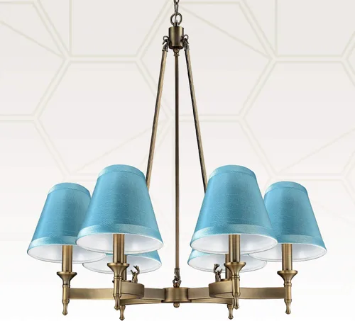 Vista 5 de Royal Designs, Inc. Empire CS-1006-5BLU, pantalla de araña azul, 3 x 5 x 4.5