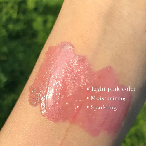 Vista 8 de Brillo labial que cambia de color, aceite labial teñido de pH verde a rosa, efecto de cambio de color, acabado brillante, bálsamo de brillo