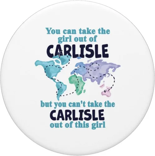 Vista 3 de Relocation From Carlisle - Proud Girl From Carlisle PopSockets Swappable PopGrip