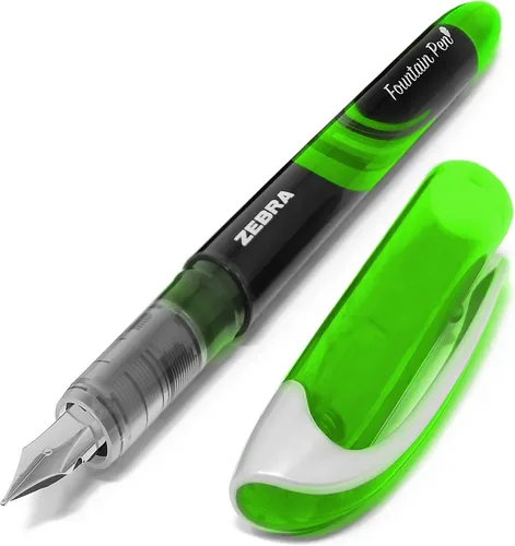 Vista 8 de Zebra Fuente - Pluma estilográfica desechable, una de cada tinta de colores, paquete de 7