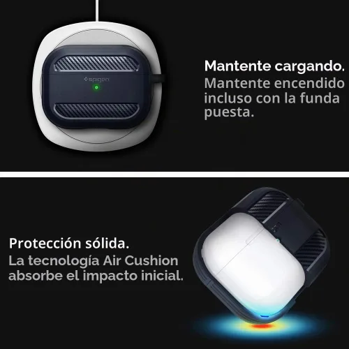 Vista 5 de Spigen Funda resistente diseñada para AirPods Pro (2019)
