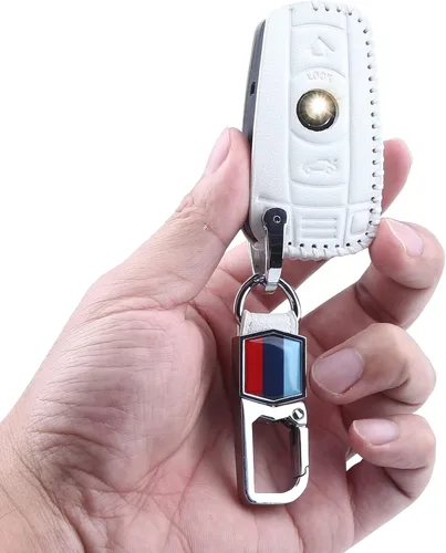 Vista 7 de BMW Key Fob Cover for BMW F30 E90 E60 E70 E87 3 5 6 Series M3 M5 X1 X5 X6 Z4 KeyChain Key