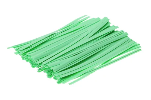 Vista 11 de ONLYKXY 80 lazos de plástico para plantas, reutilizables, para pan, tartas, lazos para dulces, bolsas de 4 pulgadas (marrón)