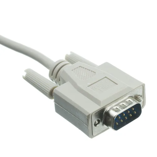 Vista 3 de QUALCONNECT Cable de módem nulo, DB9 macho a DB9 hembra, clasificación UL, 8 conductores, 6 pies