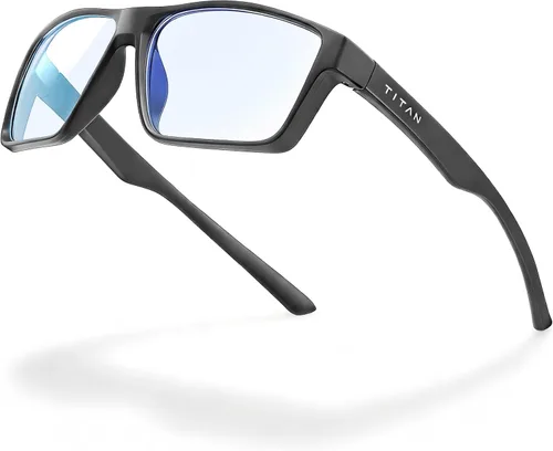 Vista 13 de Gaoye Titan Gaming Glasses, Blue Light Blocking, Night Driving Glasses for Men, Computer Protection, Gift for Gamers Negro