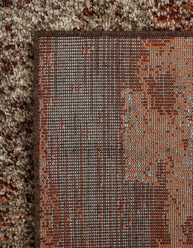 Vista 7 de Unique Loom - Tapete con diseño abstracto, informal, moderno y contemporáneo de la colección otoñal, rectangular de 5 x 8 pies, diseño rústico