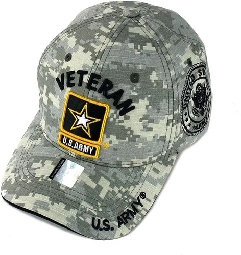Vista 6 de Gorra de béisbol ajustable con licencia oficial del ejército de EE. UU