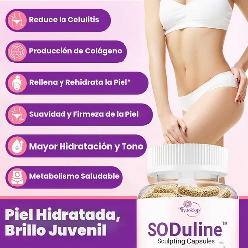 Vista 3 de Suplemento anticelulítico, cápsulas escultoras SODuline™ + SOD de melón francés with Phyto Beadlets, Cellulite Reduces, Cellulite Remover for
