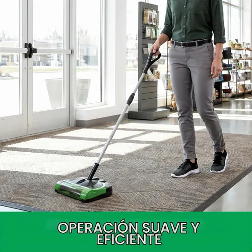 Vista 4 de Bissell Comercial BG9100NM Escoba recargable sin cables, Verde