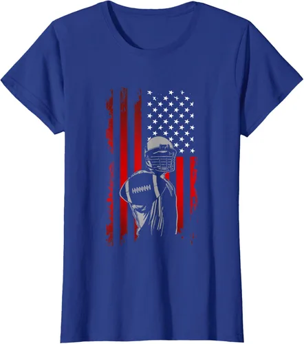 Vista 43 de Camiseta de fútbol americano, Negro