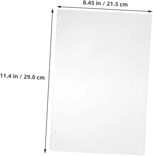 Vista 2 de Paquete de 2 paneles protectores de PVC grueso transparente para máquinas de palomitas de maíz, accesorios de 11.41 x 8.46 pulgadas