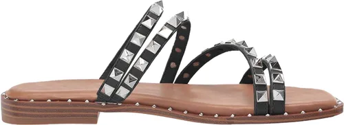 Vista 7 de JeimPoey Sandalias planas para mujer con puntera abierta, con tiras planas