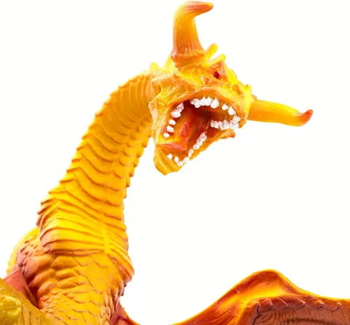 Vista 7 de Safari Ltd. Figura de dragón de lava, figura detallada de modelo de plástico de 7.5 pulgadas, divertido juguete de fantasía para niños, niñas
