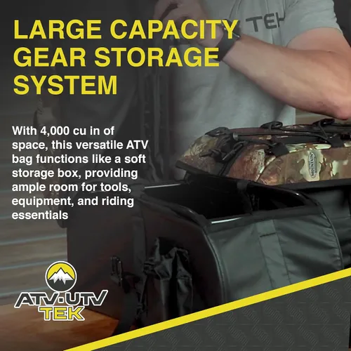 Vista 6 de ATV Tek ASPBBLK Arch Series Bolsa inferior acolchada en negro
