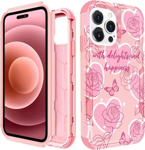 Vista 116 de Funda para iPhone SE 2020/2022/3ª generación, para iPhone 8/7, funda protectora resistente con diseño de flor linda para mujeres, hombres, niñas