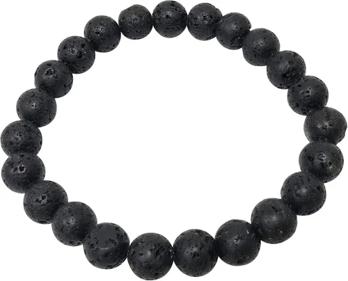 Vista 653 de Gem Avenue Handmade Round Bead Stretch Bracelet Unisex Natural Stone Beaded Jewelry for Men & Women, Elastic Wristband for Daily Wear