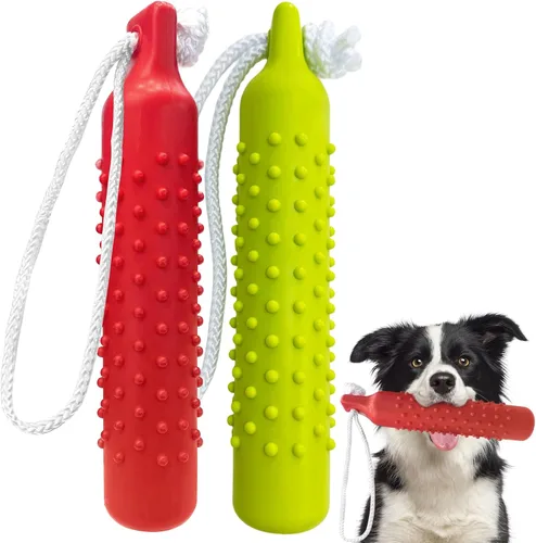 Vista 9 de BINGPET Juguete flotante para perros, 10.8 pulgadas, juguete grande de entrenamiento para recuperar parachoques, juego de remolcador para perros