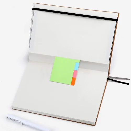 Vista 5 de AHGXG B5 College cuaderno con renglones, con tapa blanda, 2 unidades, tamaño grande, 7.6 x 10 pulgadas, con papel grueso rayado de 2.94 oz/yd², 408