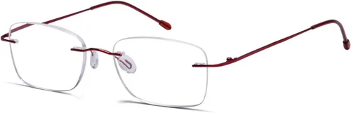 Vista 10 de Eyekepper Anteojos sin montura para mujer, lentes sin marco negro Lentes de lectura inalámbricos para mujer, resistentes a los arañazos