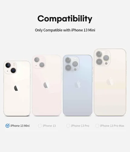 Vista 6 de GOOSPERY Soft Feeling Jelly - Funda compatible con iPhone 13 Mini, textura sedosa, colores ricos y vivos, funda protectora de TPU flexible (negro)