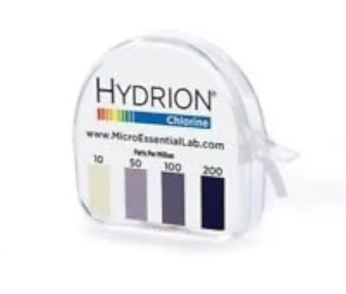 Vista 3 de Mel cm-240 Hydrion distribuidor de rollo para prueba de cloro, de 10 a 200 partes por millón, más rollo adicional