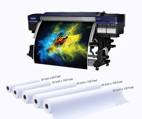 Vista 7 de Rollo de Lienzo Mate de Algodón Premium, Secado Rápido, Compatible con Impresoras de Inyección de Tinta de Formato Ancho, Perfecto para Bellas