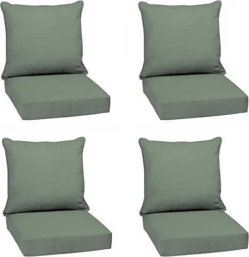 Vista 60 de Arden Outdoor Deep Seat Cushion Set, 24x24, Aqua