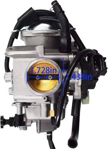Vista 5 de Carburador 16100-HN2-013 Carb apto para Honda Foreman 500 TRX500FE TRX500FM TRX500FM TRX500FPE TRX500FPE TRX500FPE TRX500FPM TRX500FPM TRX500TM