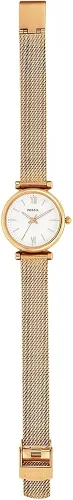 Vista 2 de Fossil Carlie Mini Reloj casual de cuarzo de acero inoxidable para mujer