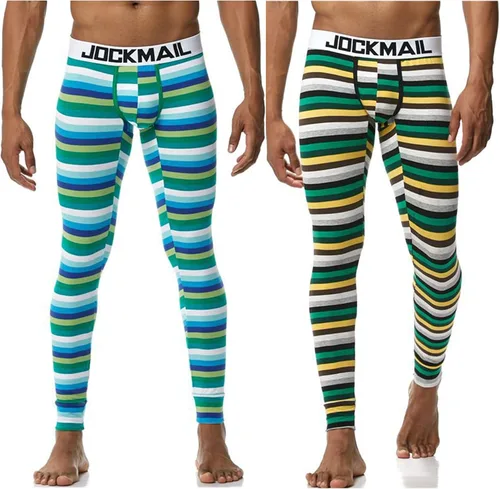 Vista 9 de JOCKMAIL Ropa interior térmica para hombre Pantalones Ropa interior de algodón para hombre Polainas térmicas Capa base Bottoms