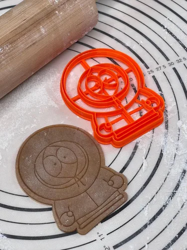 Vista 2 de Kenny McCormick Cortador de galletas y molde de 4 pulgadas a escala producido por 3D Kitchen Art