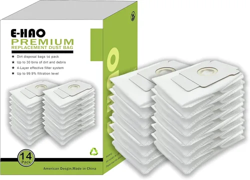 Vista 9 de Paquete de 10 bolsas de vacío compatibles con iRobot Roomba – i & s & j Series, bolsa de repuesto para iRobot Roomba