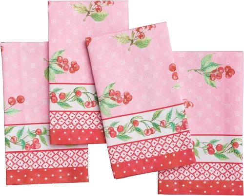 Vista 14 de Maison d' Hermine Juego de 4 servilletas de tela 100% algodón, suaves y duraderas, servilletas cuadradas reutilizables para uso diario, lavables