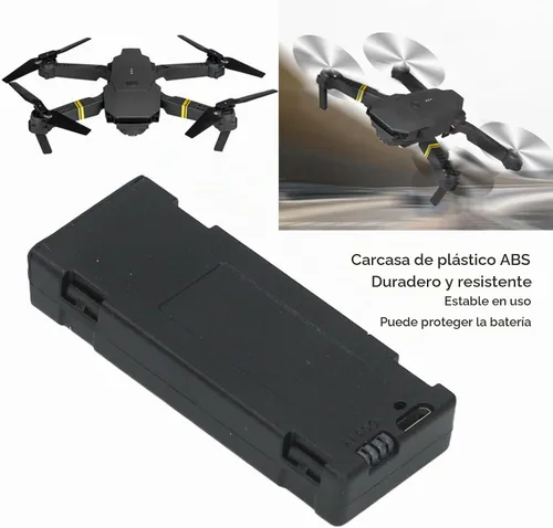 Vista 2 de Batería RC Drone Quadcopter Drone Reemplazo de Batería, 3.7V 1800mAh Li Reemplazo para UAV para E88 E88PRO E88MAX E525 E99 E99PRO P1 P5PRO K3 S1 P8