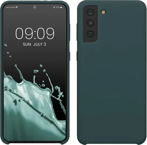Vista 52 de kwmobile Funda compatible con Samsung Galaxy S9 - Funda de silicona TPU con acabado suave - Blue Reef