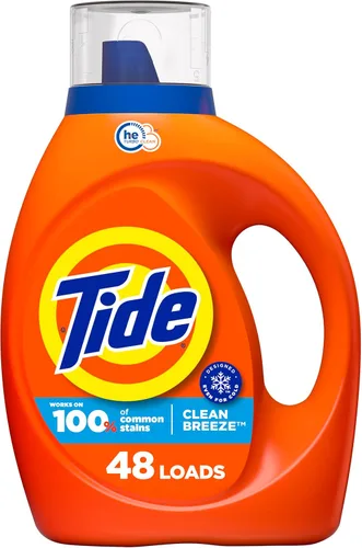 Vista 30 de Tide 13875CT Detergente líquido para ropa, original, botella de 25 onzas (caja de 6)